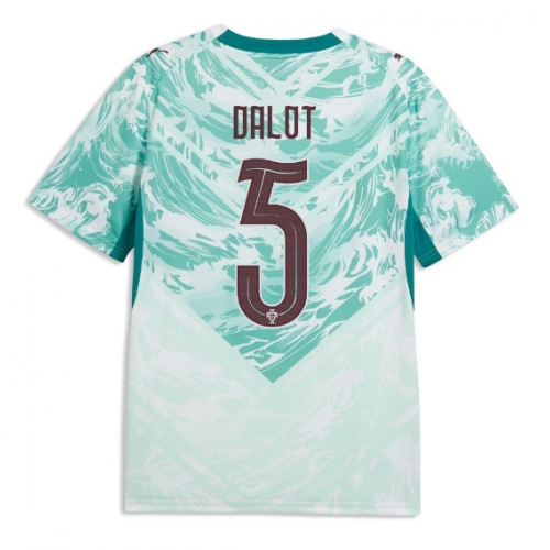 Billige Fotballdrakt Portugal Diogo Dalot #5 Replika Bortedrakt VM 2026 Kortermet Billige Fotballdrakt Portugal Diogo Dalot #5 Replika Bortedrakt VM 2026 Kortermet